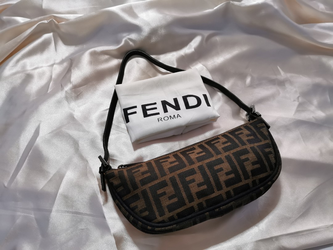 Vintage Fendi Roma Zucca Pochette