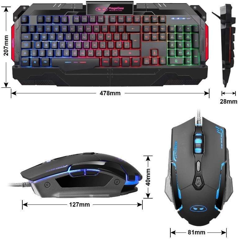 rainbow keyboard and mouse for ps4