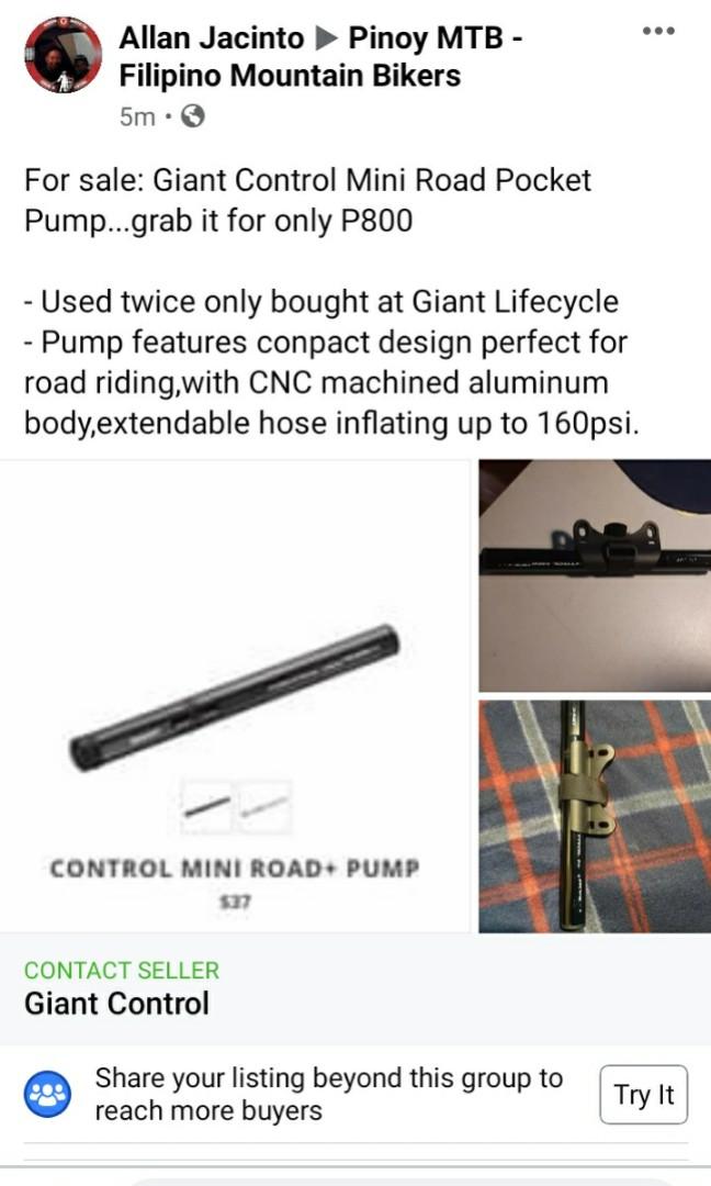 giant control mini road pump