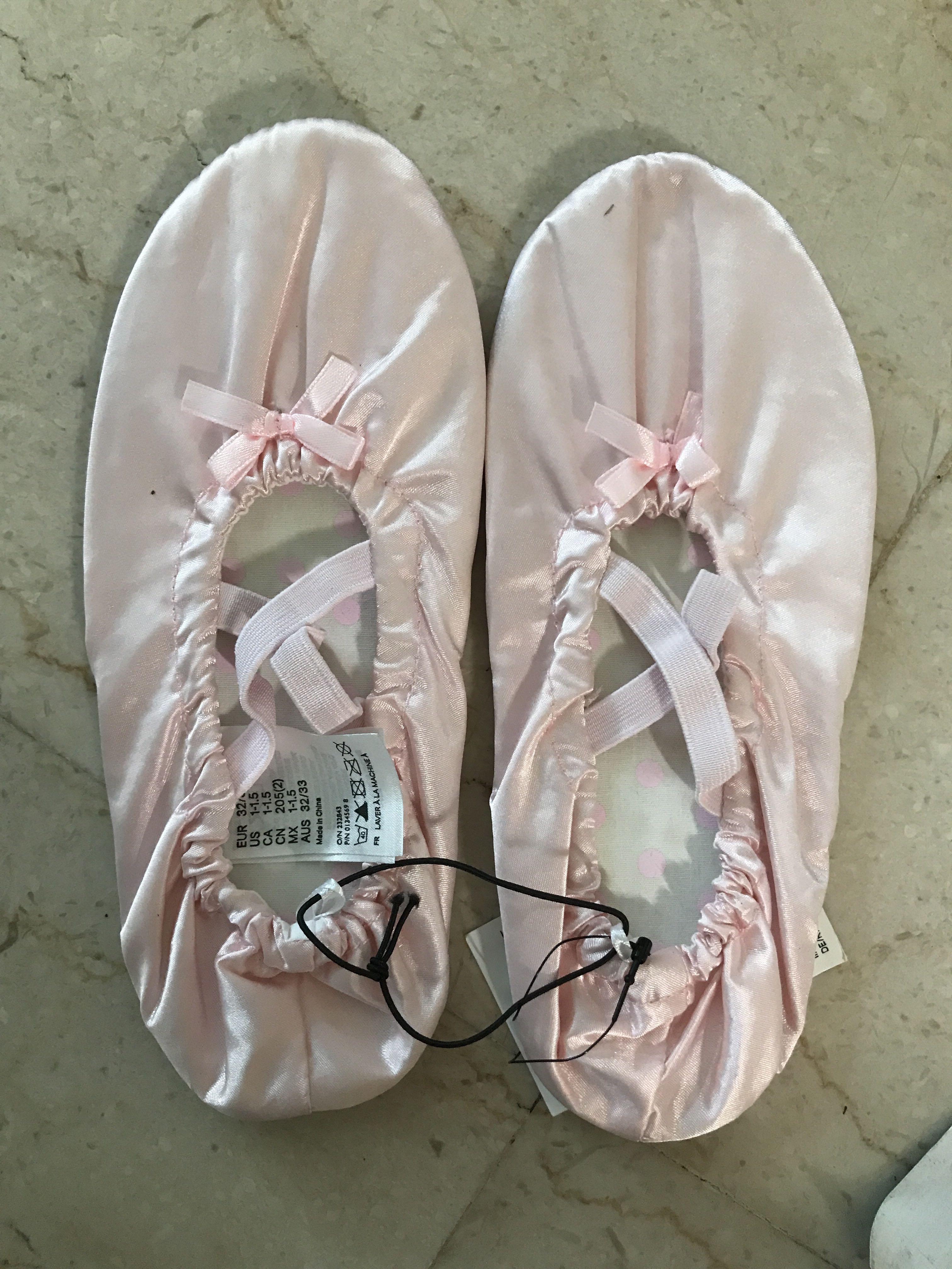 Girls pink colour Ballet shoes size 32 