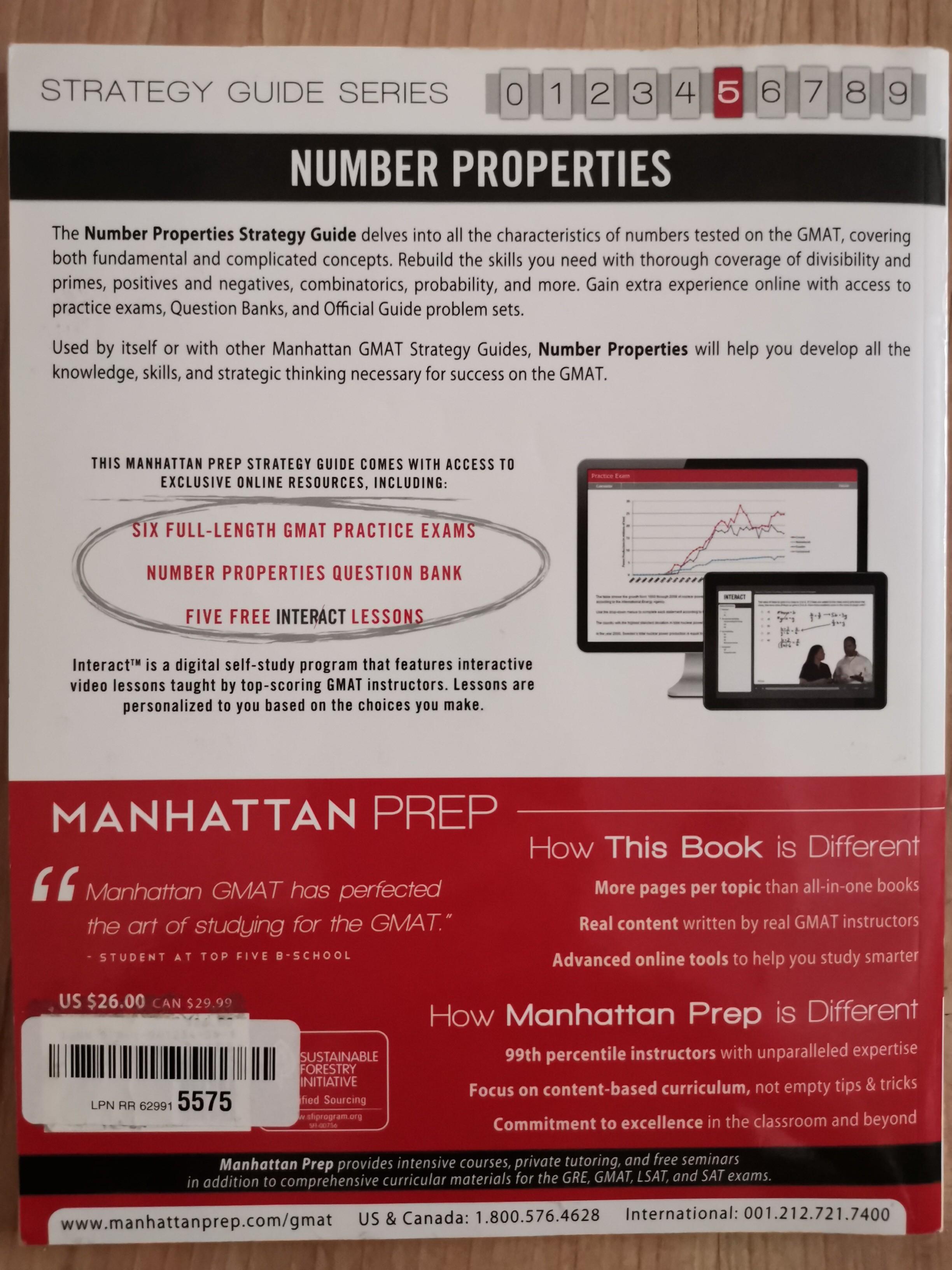 Assessment　GMAT　on　Manhattan　Magazines,　Toys,　Books　Prep　6th　Edition,　Hobbies　Books　Carousell