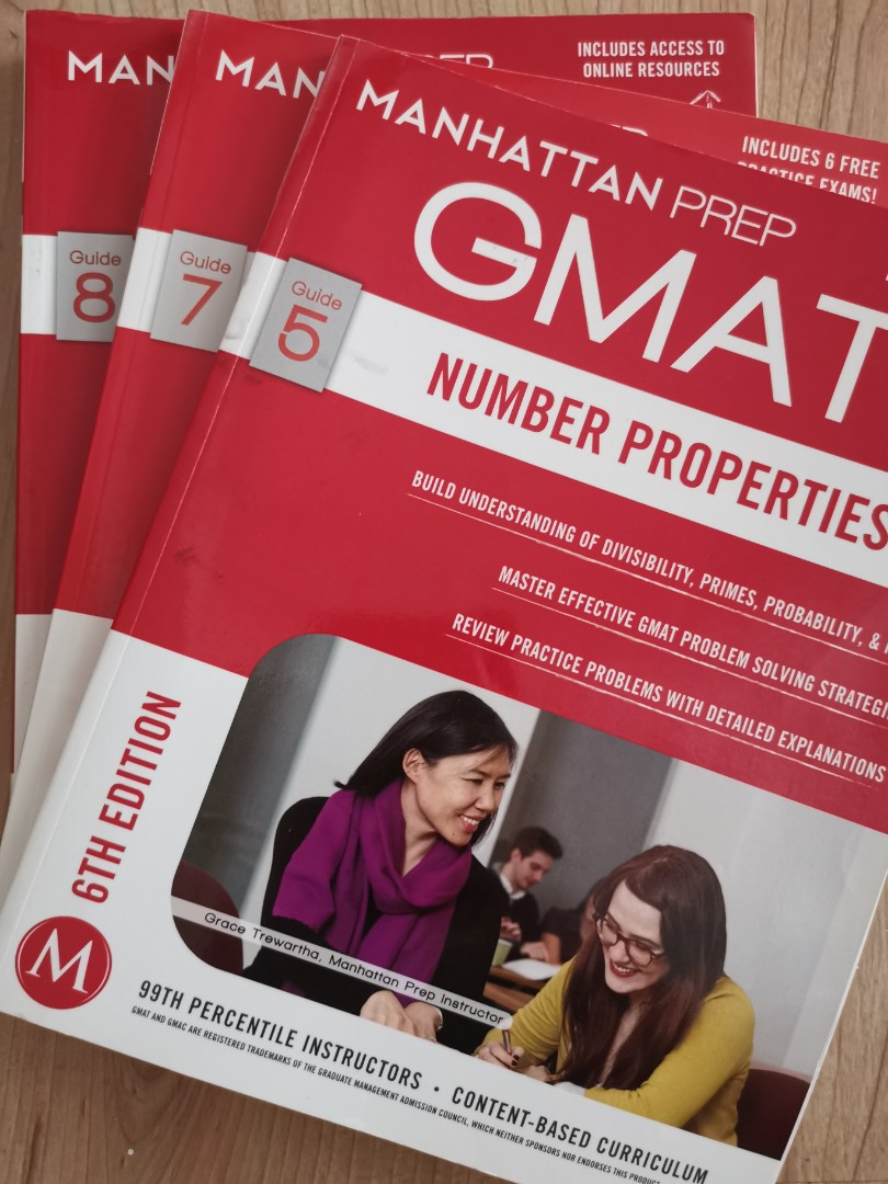 Gmat Manhattan Prep 6th Edition Books Stationery Textbooks Professional Studies On Carousell