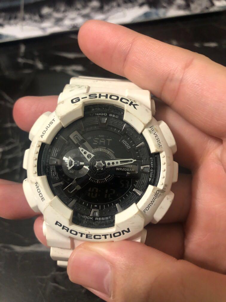 G Shock White Luxury Watches on Carousell