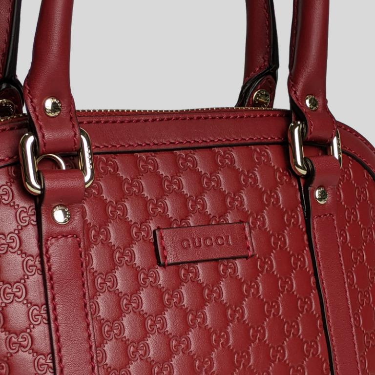 Gucci Red Microguccissima Leather Mini Dome Bag Gucci