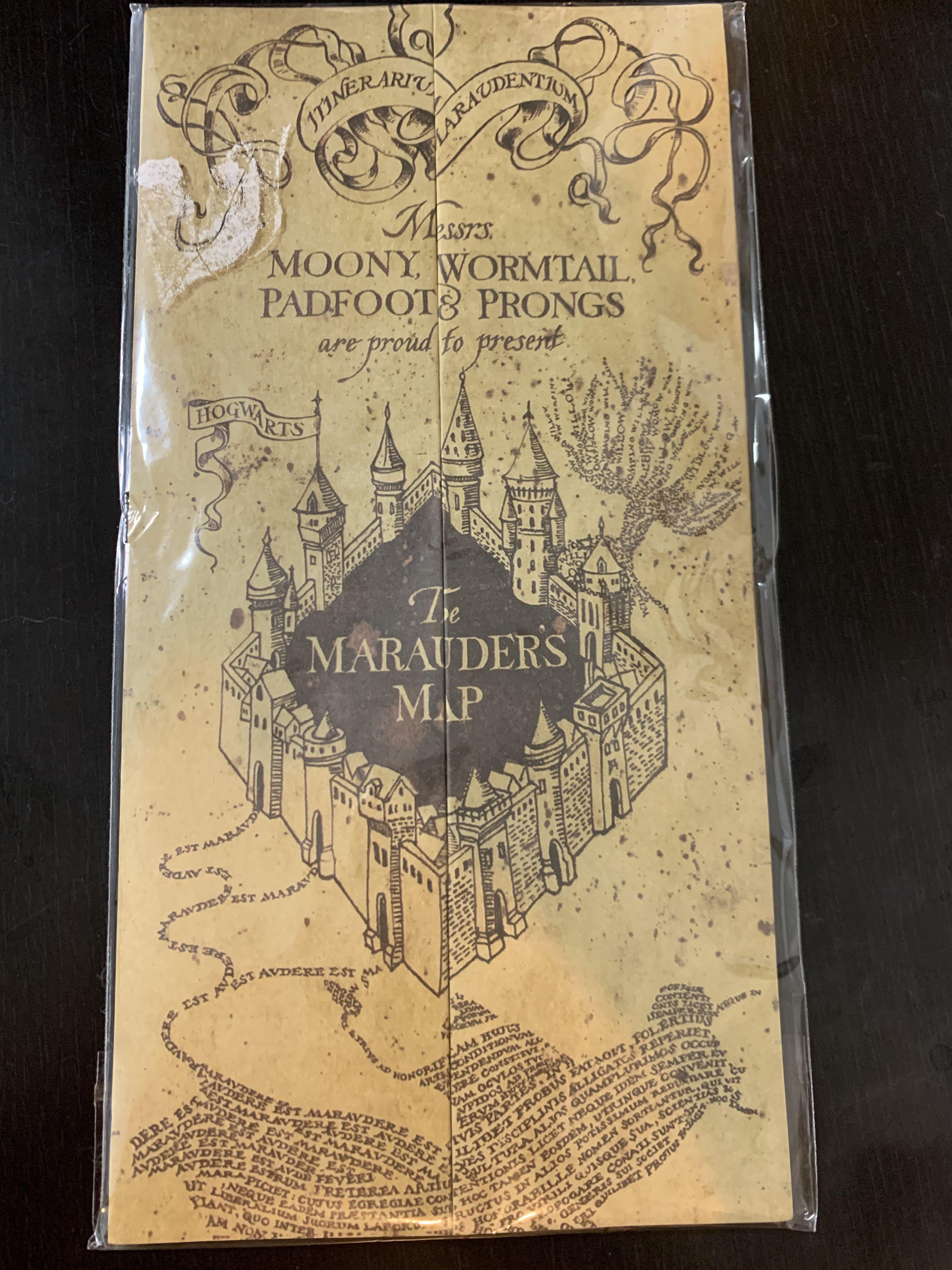 Harry Potter Marauder’s map, Hobbies & Toys, Stationery & Craft, Craft