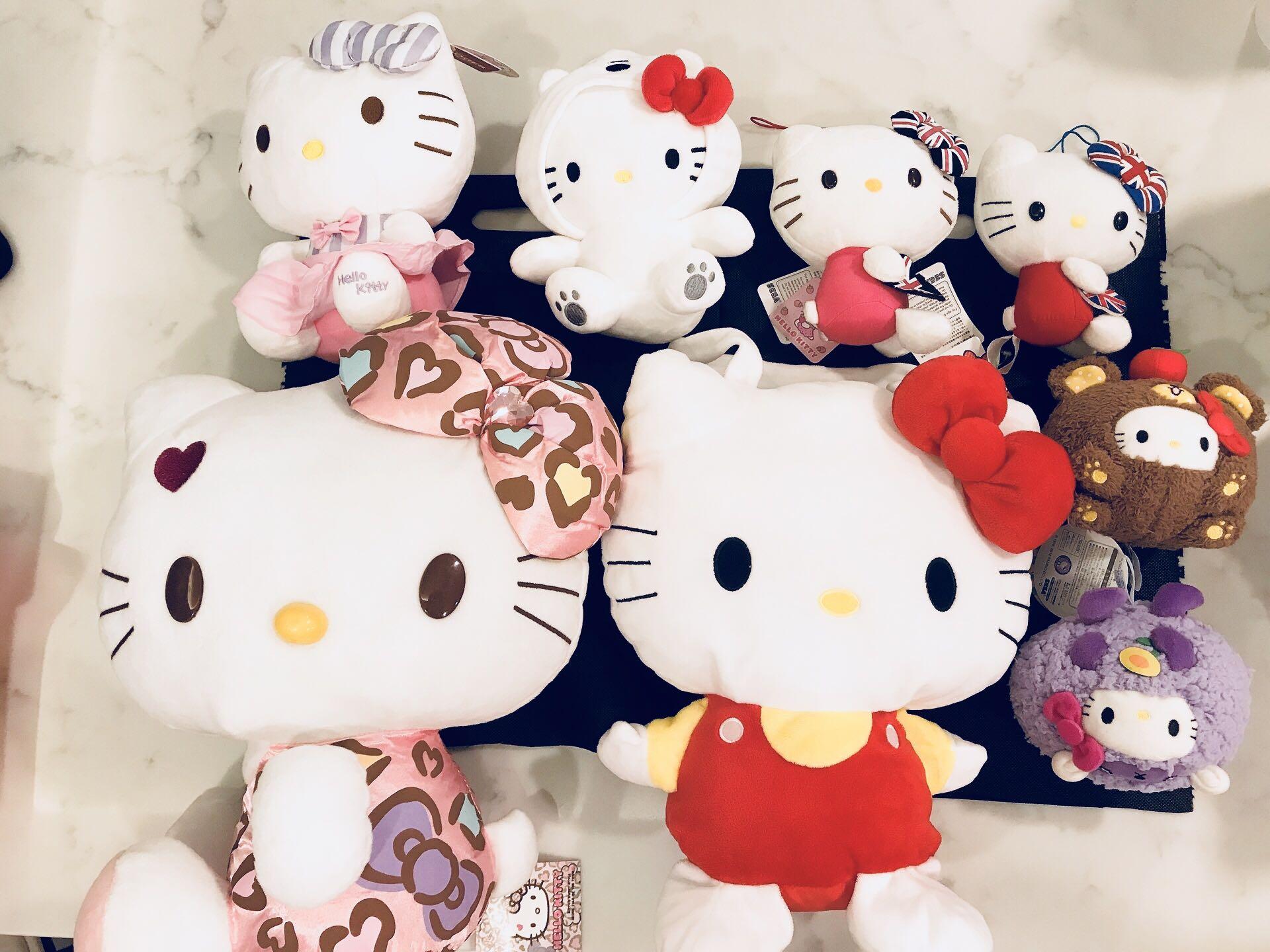 hello kitty plush collection