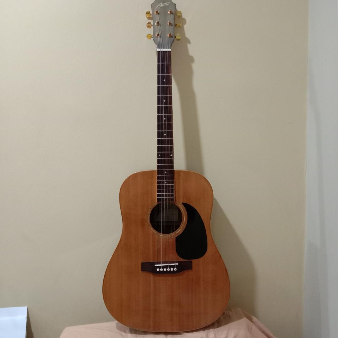 High gloss Austin AA50D acoustic guitar Hobbies Toys Music