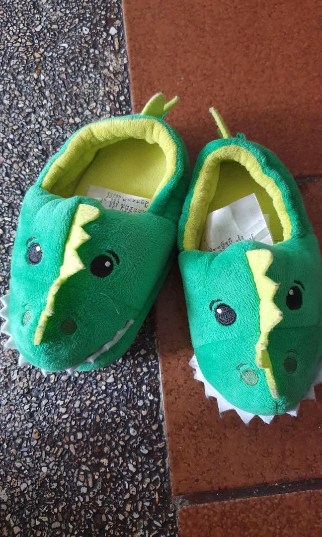 baby dinosaur slippers