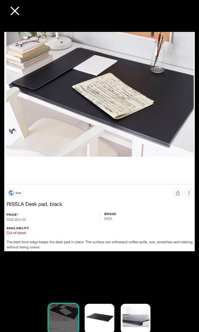 IKEA desk pad, Furniture & Home Living, Furniture, Tables & Sets on