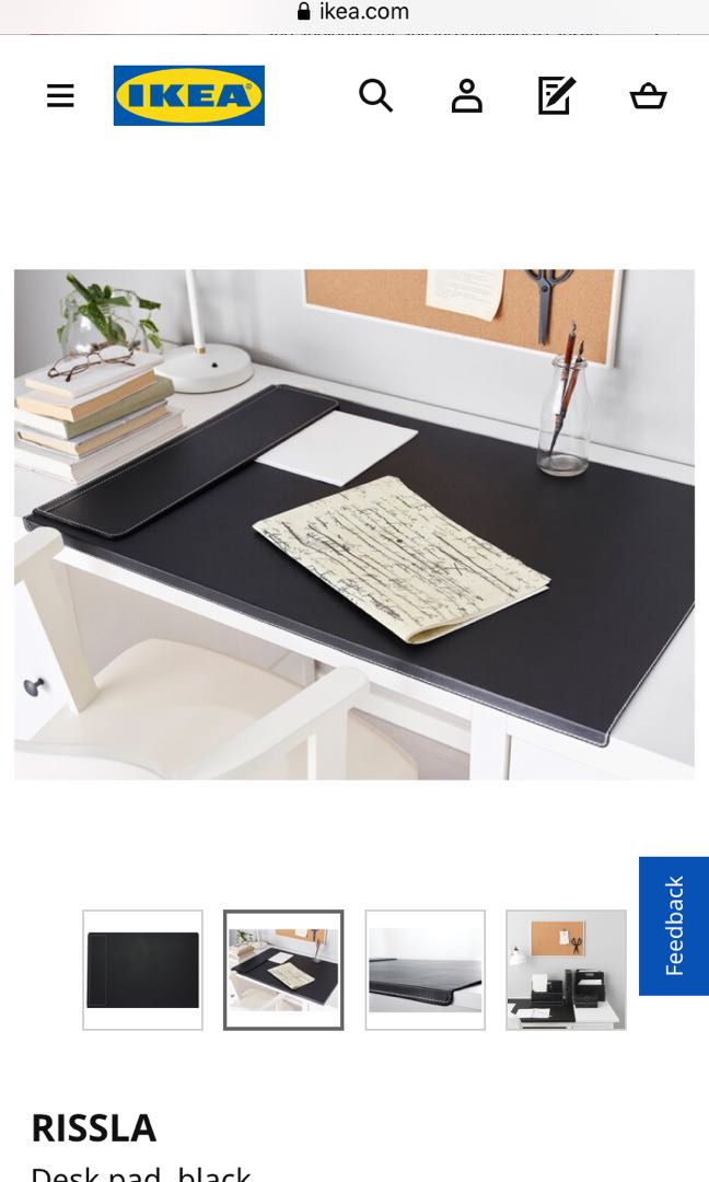 IKEA desk pad, Furniture & Home Living, Furniture, Tables & Sets on
