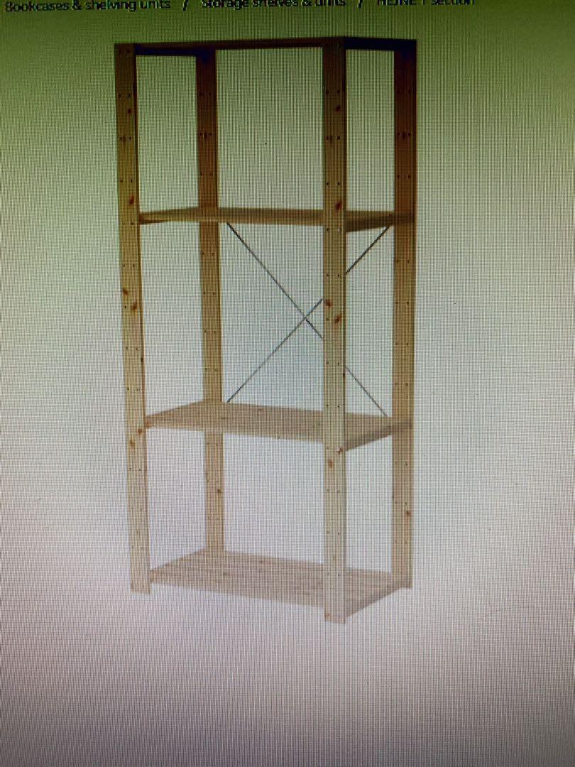 IKEA storage rack Hejne (2 unit), Furniture & Home Living, Furniture, Shelves,