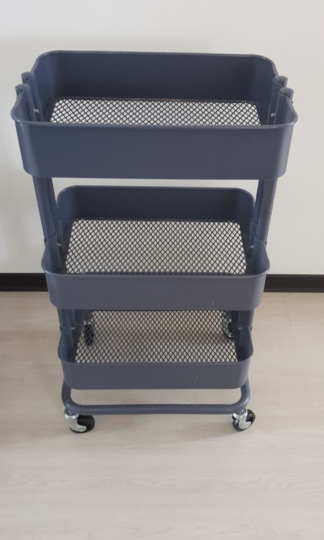 IKEA Wheeled storage trolley, Furniture & Home Living, Home Improvement