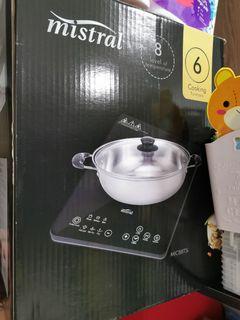 Induction cooker with pot