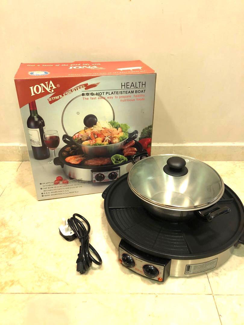 Iona BBQ hot plate / Steamboat, TV & Home Appliances, Kitchen