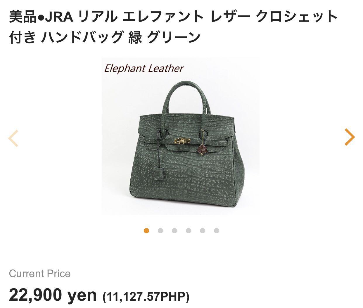 Birkin Type Elephant Skin, Luxury, Bags & Wallets on Carousell