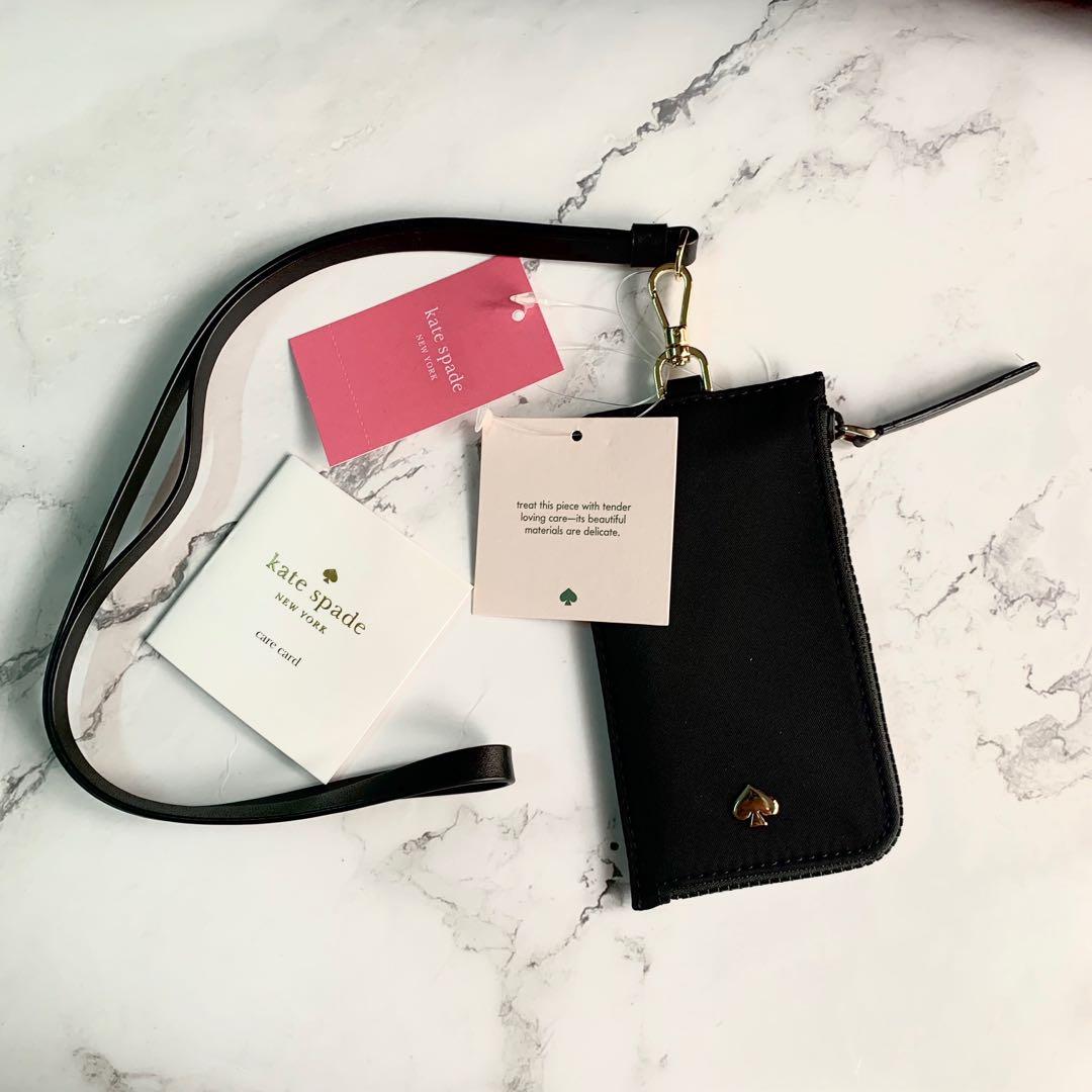 Kate spade lanyard wallet sales