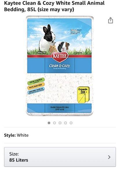 Kaytee clean shop and cozy 85l