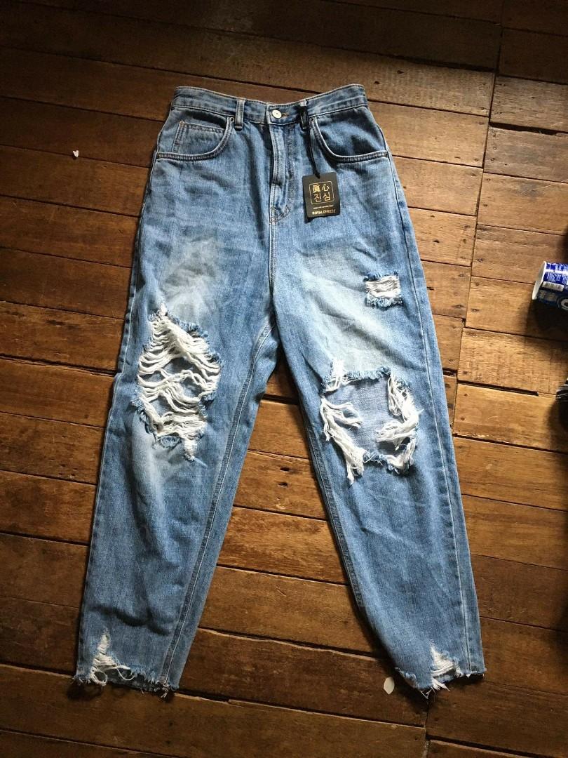 korean fashion mom jeans