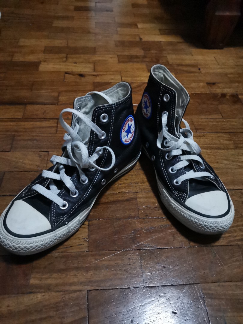 converse hi top leather