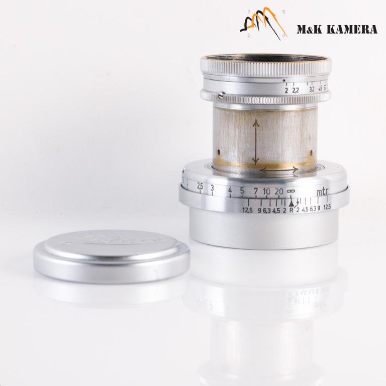Leica Summar L39 50mm/F2.0 Silver Lens, 攝影器材, 鏡頭及裝備