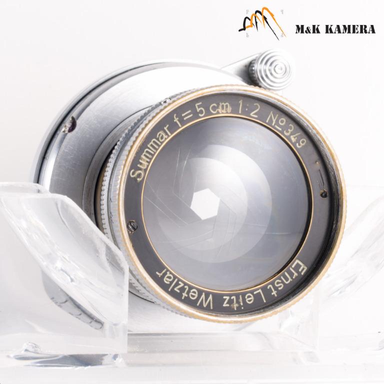Leica Summar L39 50mm/F2.0 Silver Lens, 攝影器材, 鏡頭及裝備