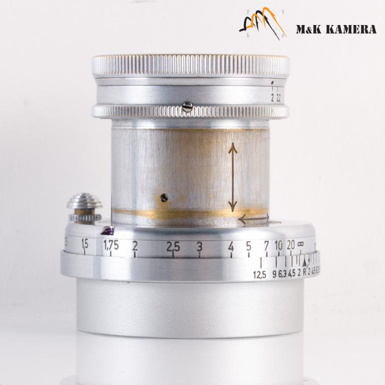 Leica Summar L39 50mm/F2.0 Silver Lens, 攝影器材, 鏡頭及裝備