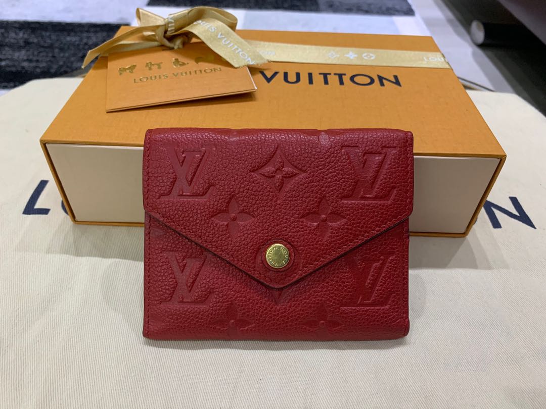 Louis Vuitton Victorine Wallet Cherry Berry, Luxury, Bags & Wallets on  Carousell