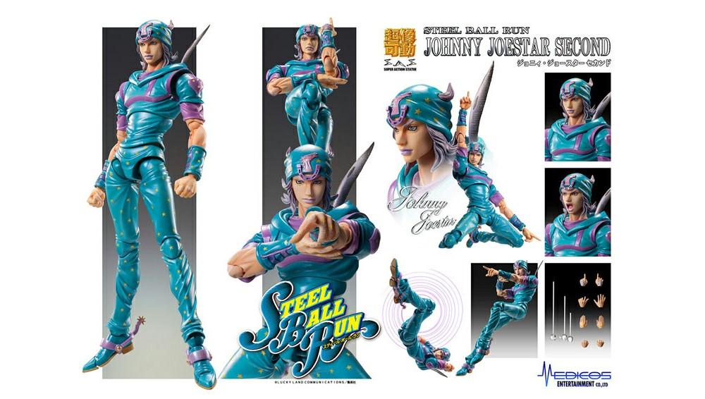 Medicos 超像可動jojo的奇妙冒險第7部飆馬野郎喬尼喬斯達jonny Jostar 再版 興趣及遊戲 玩具 遊戲類 Carousell