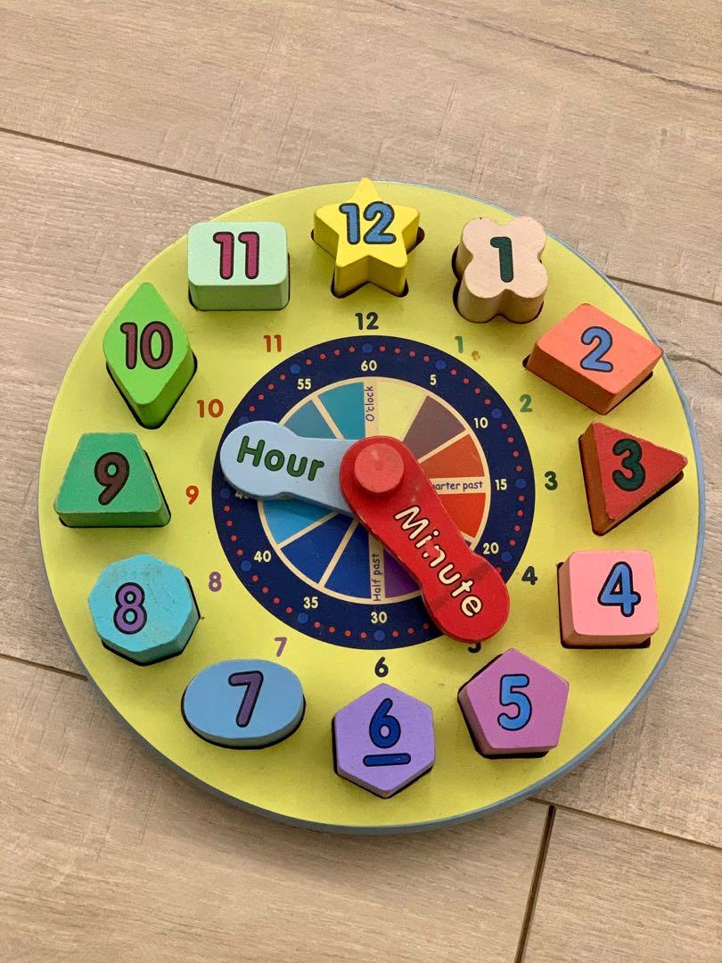 melissa and doug clock shapes