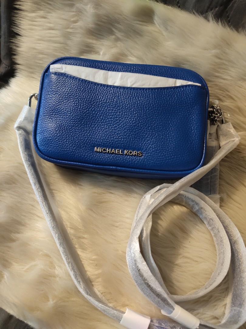 michael kors belt womens blue