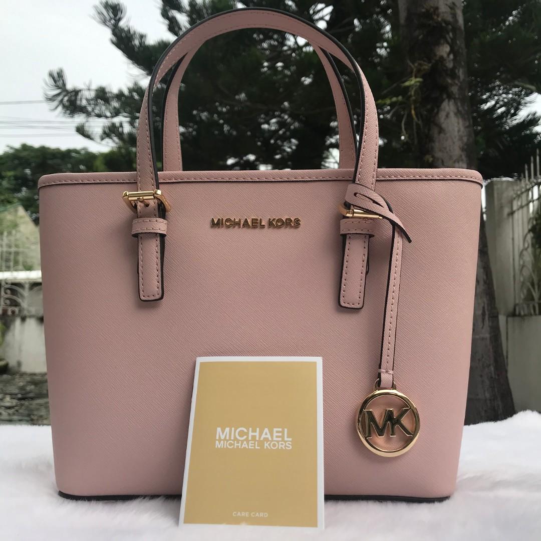 Michael Kors XS Carry All Tote Blush Pink Luxury Bags
