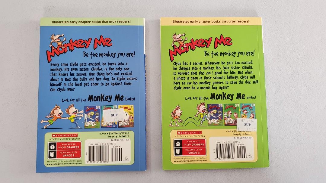 Monkey Me （分類：兒童書籍）位於 Hong Kong。 由 lyk2508 提交（商品編號 1028522609，圖片 2）。簡介： $20一本，＄35兩本。新淨。。