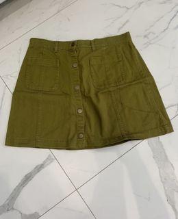 Monki Olive Green skirt