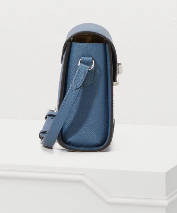 Moynat Gabrielle Reporter Shoulder Bag in Blue