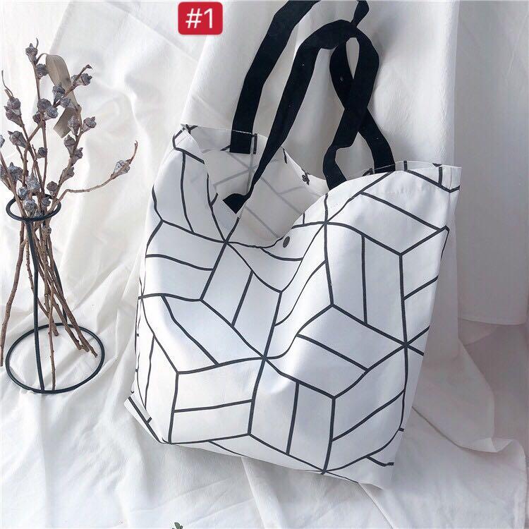 fashion canvas tote bags