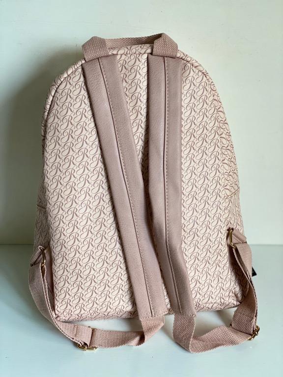 NEW RAMPAGE PINK SIGNATURE LOGO TRAVEL WORK MEDIUM BACKPACK BAG PURSE 98 SALE