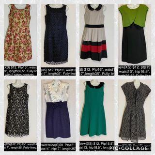 New/Used Dresses (XS/S)