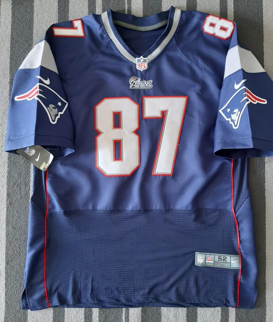 NFL Jersey PATRIOTS no 87 GRONKOWSKI Oversized Men s