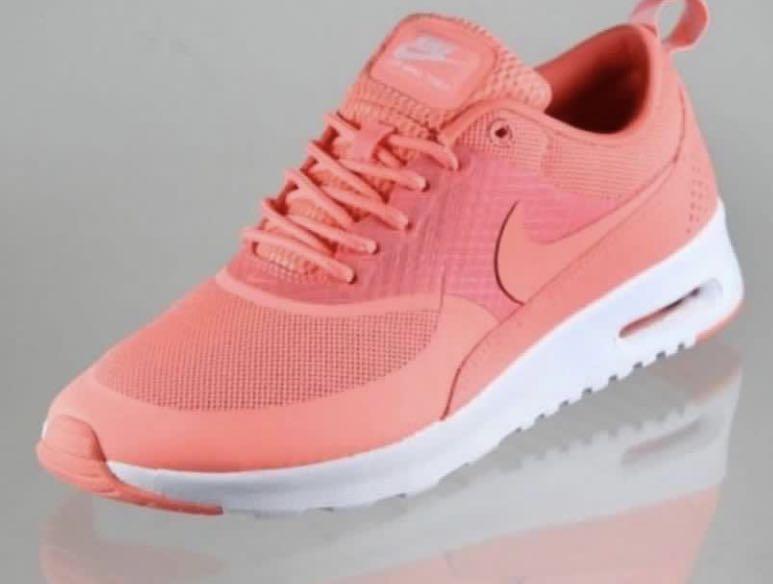 Nike air max thea brand new atomic pink coral US7, Women's Fashion, Shoes,  Sneakers on Carousell