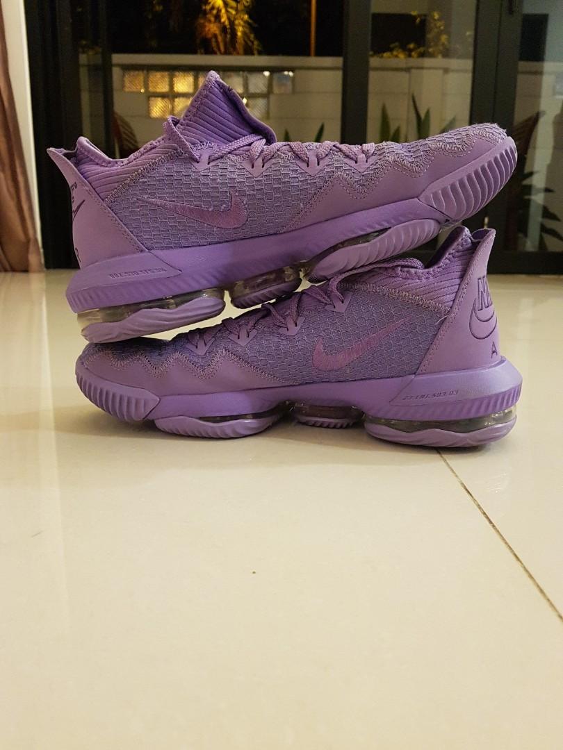 Purple hot sale lebron 16