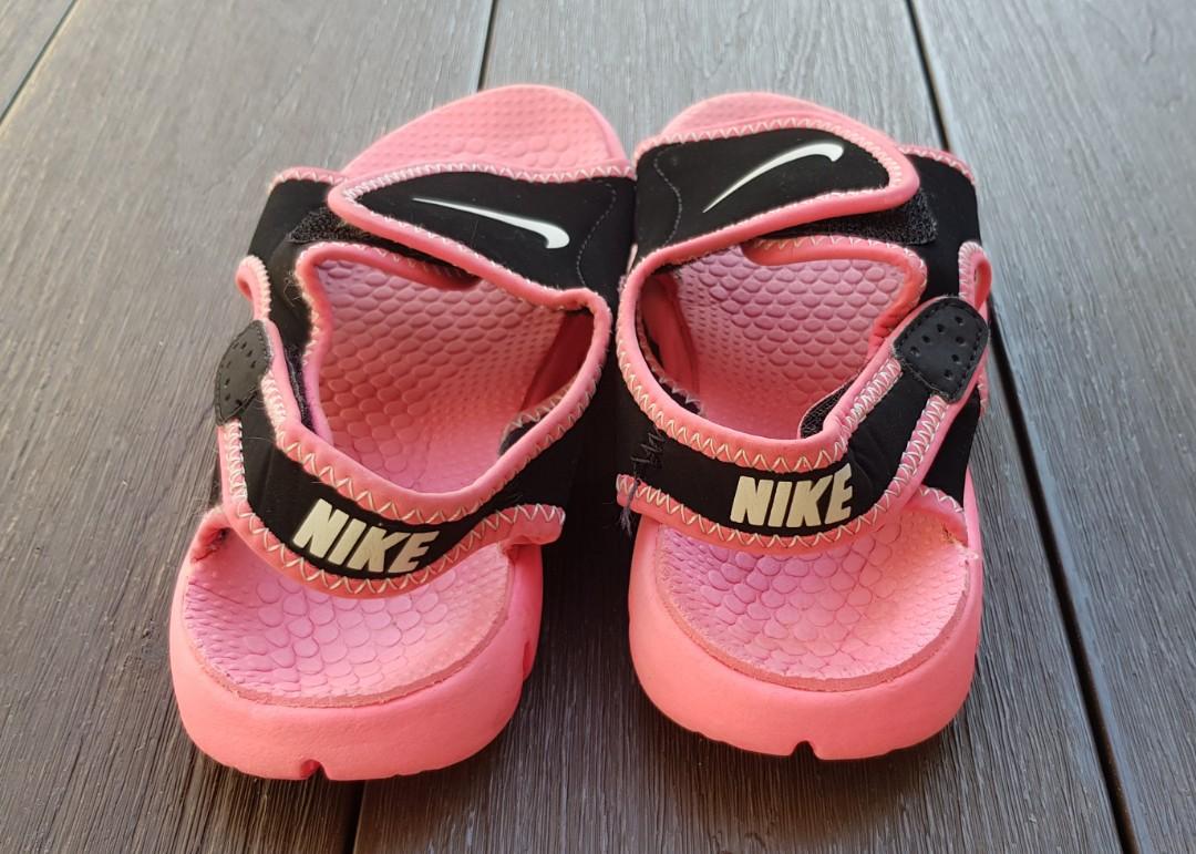 Girls nike top sunray sandals