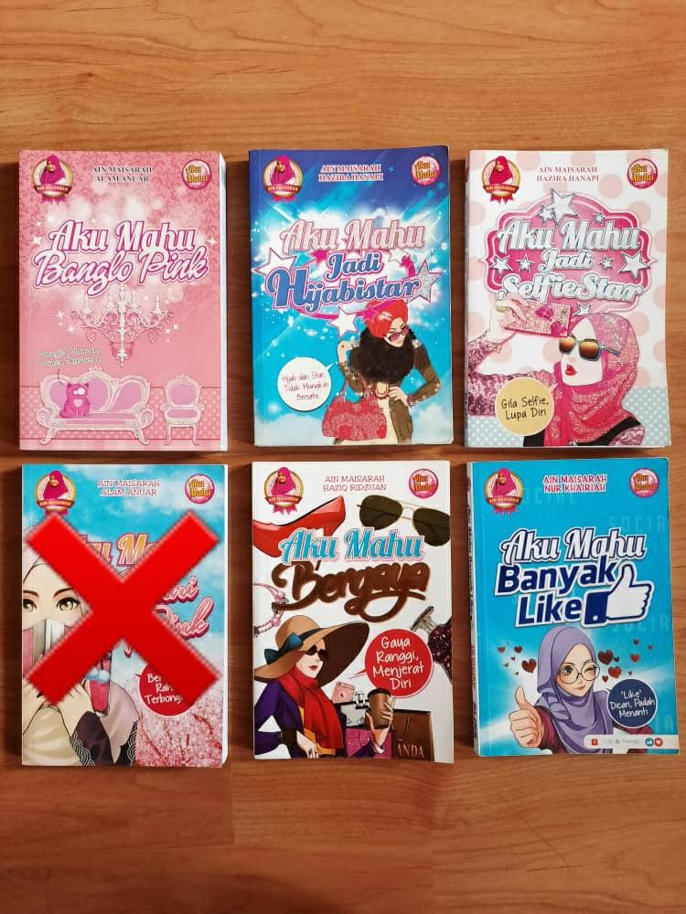 Novel Remaja Ain Maisarah Siri Aku Mahu Books Stationery Books On Carousell