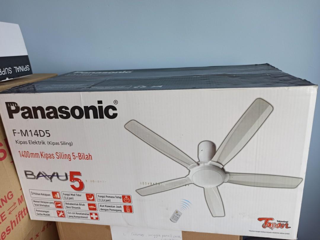 Panasonic 56" (140cm) Bayu 5 Blades Ceiling Fan FM14D5 WT (White