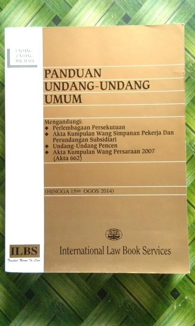 Panduan Undang Undang Umum Books Stationery Books On Carousell
