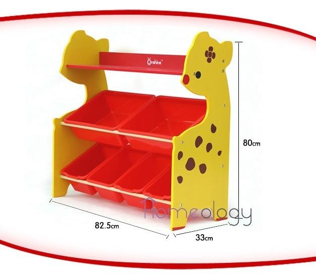 Pink Type A Kids Toy Rack Organizer Cabinet Storage Book Shelf ...