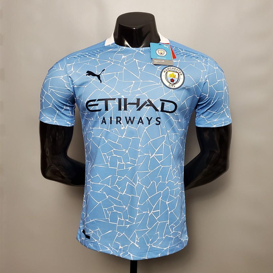 Po Player Version Manchester City 20 21 Home Jersey Sports Sports Apparel On Carousell