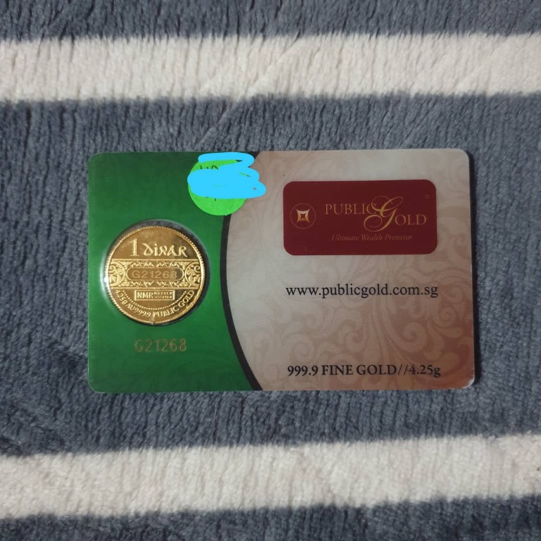 Public Gold 1 Dinar Emas 4 25 Gram Gold Coin Gold Bar Antiques Vintage Watches Jewellery On Carousell
