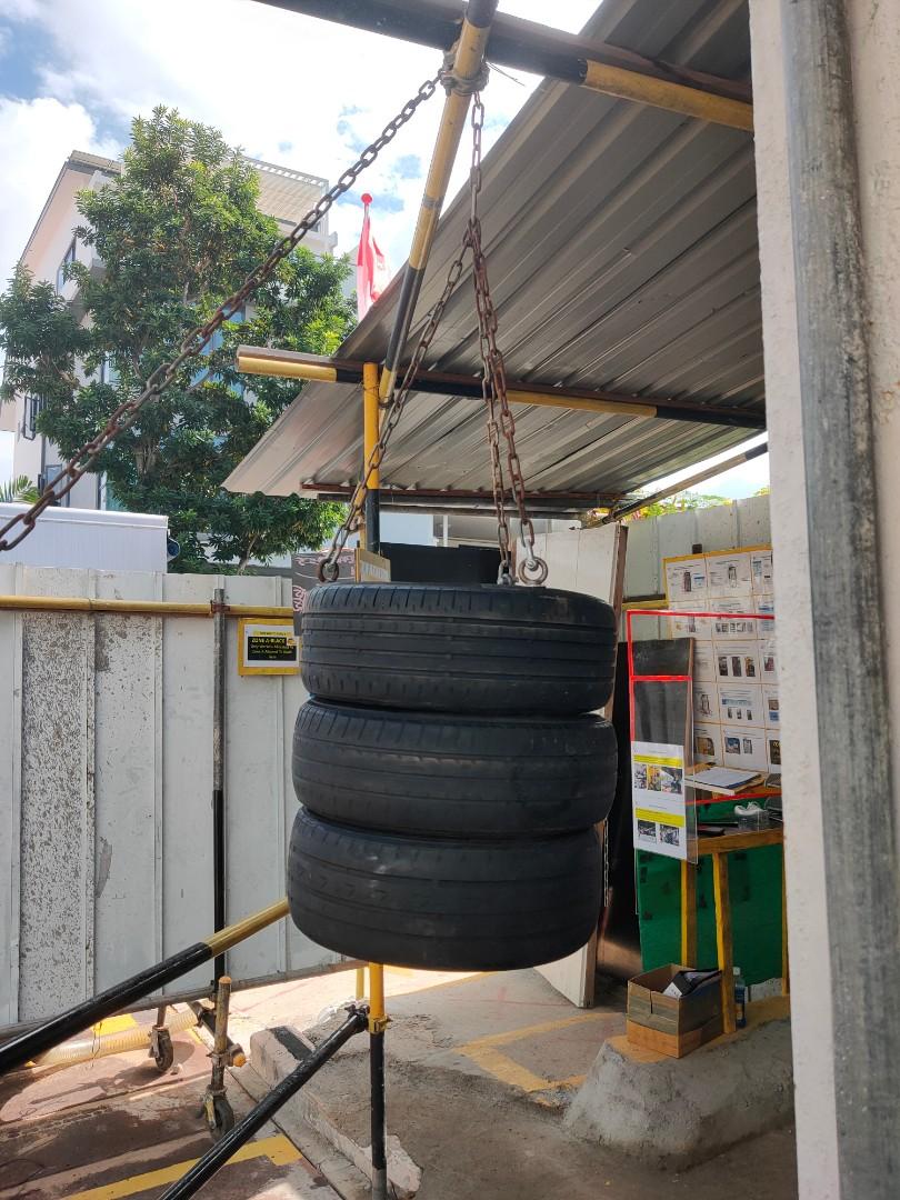 Punching Bag Tyre Workout