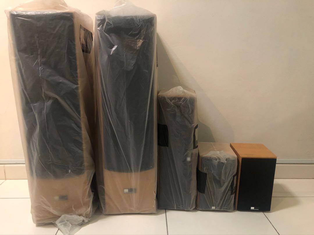 Home theatre Systems Pure Acoustics Junior Series Full Set Brand New ...