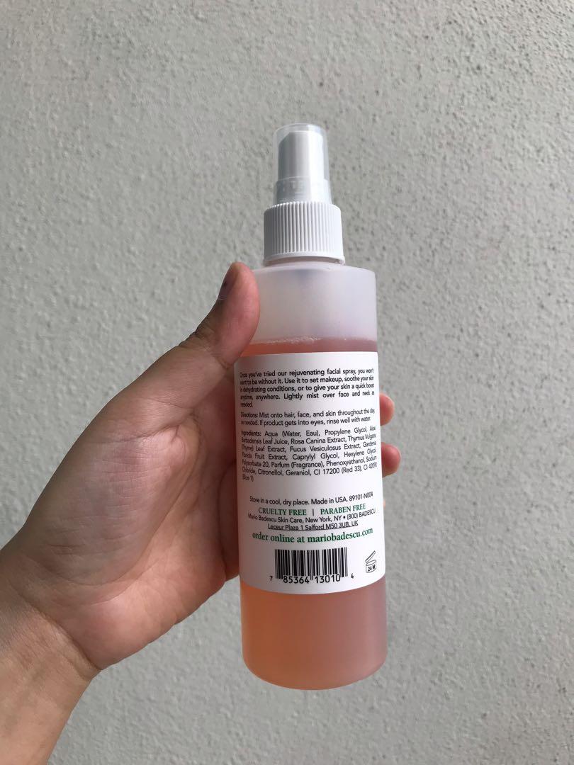Rosewater Mario Badescu 236ml Health Beauty Skin Bath Body On Carousell